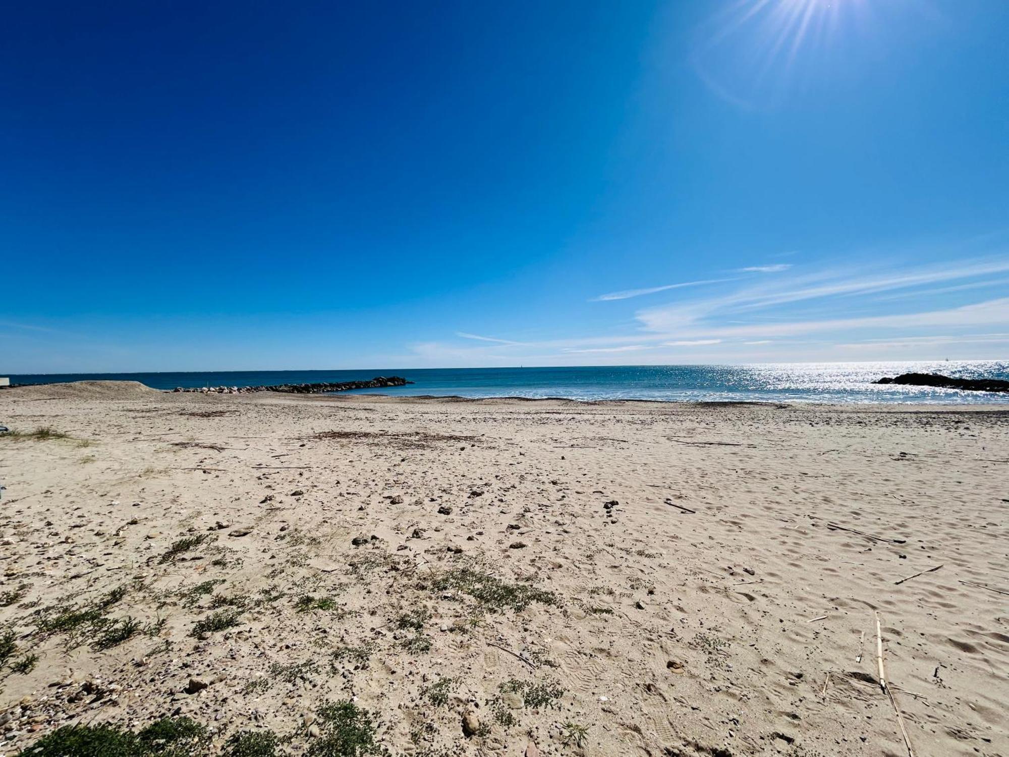 Estudio 1Ere Ligne Vue Mer ,Place De Parking Privee Acces A La Plage De La Residence 3Eme Etage Палава-ле-Фло Экстерьер фото