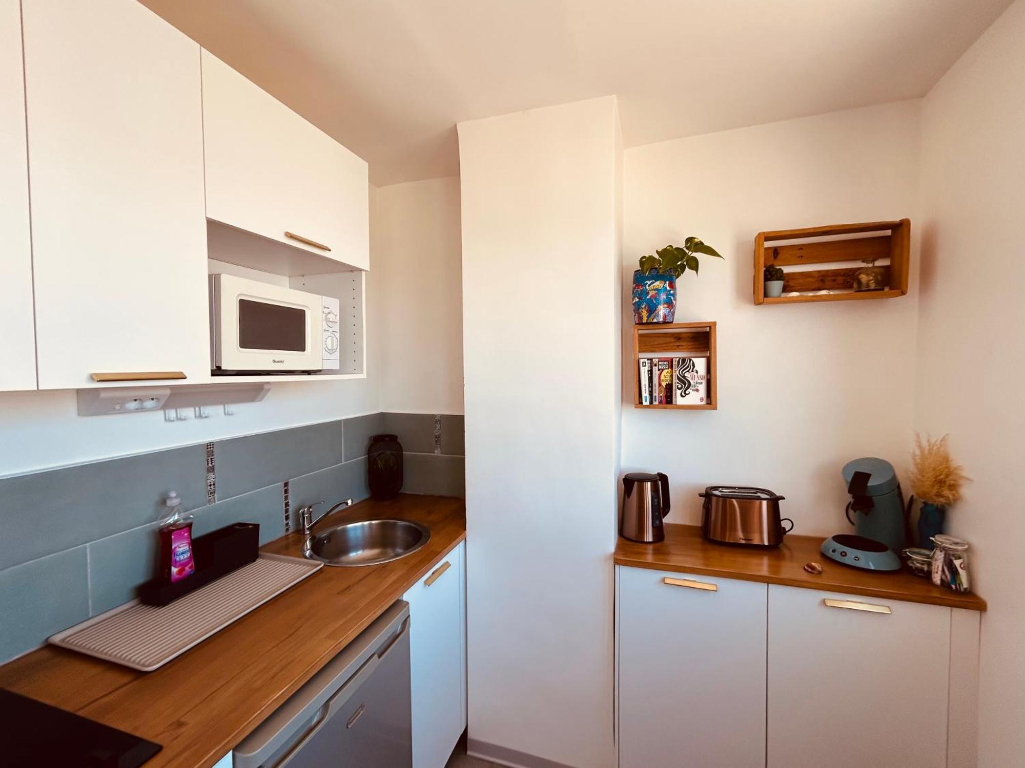 Estudio 1Ere Ligne Vue Mer ,Place De Parking Privee Acces A La Plage De La Residence 3Eme Etage Палава-ле-Фло Экстерьер фото